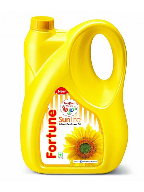 Fortune Sunlite Refined Sunflower Oil, 5L Can