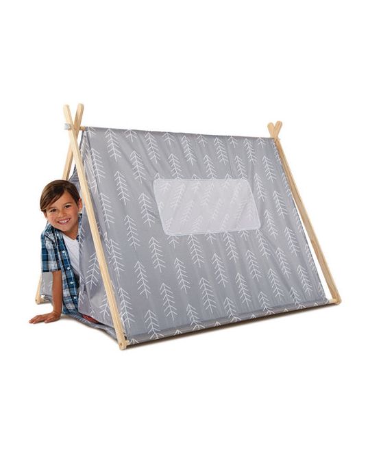 Discovery Kids Grey Arrow Print Foldable Camping Tent