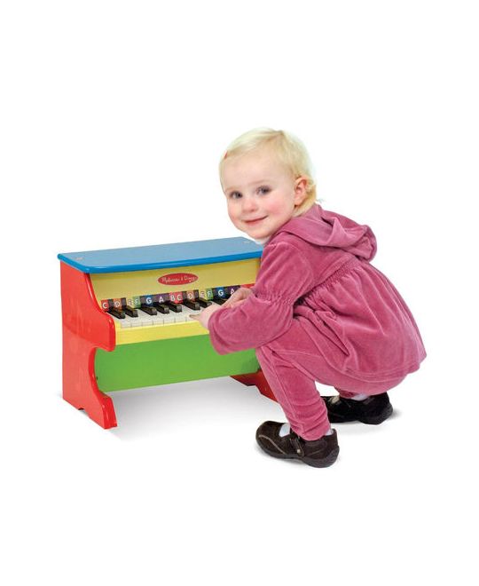 Melissa & Doug Learn-To-Play Piano With 25 Keys and Color-Coded Songbook