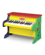Melissa & Doug Learn-To-Play Piano With 25 Keys and Color-Coded Songbook