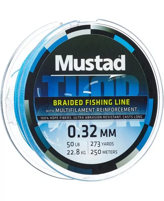 MUSTAD ML015 Thor Braid Line - Blue: Lines & Leaders Online at Pelagic  Tribe Shop