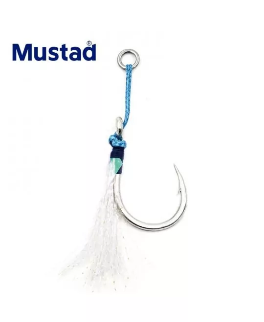 MUSTAD J-Assist 5 Ocean Crystal Jigging Assist Rig 4x Strong: Hooks Online  at Pelagic Tribe Shop