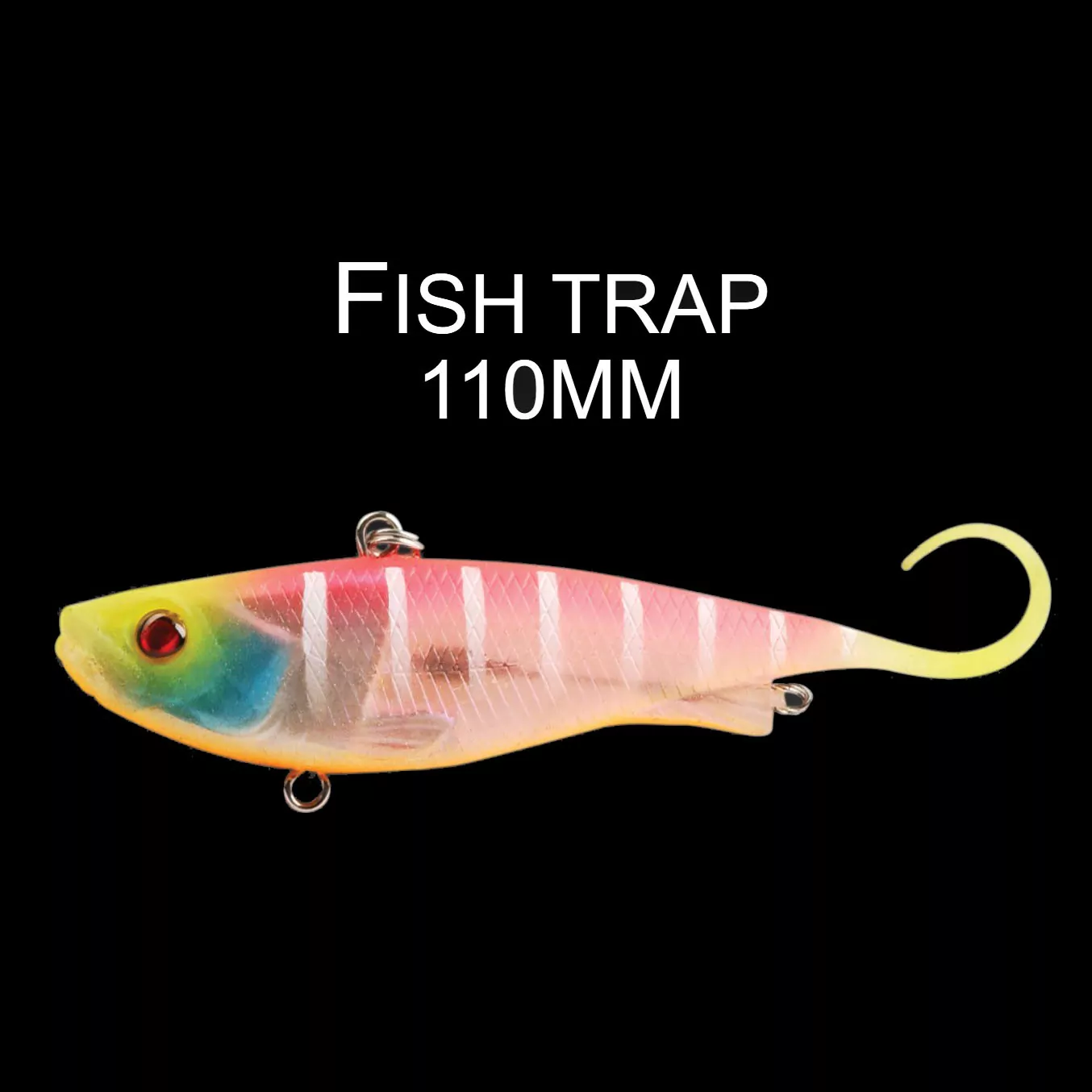Zerek Weedless Fish Trap Vibe Lure 95mm