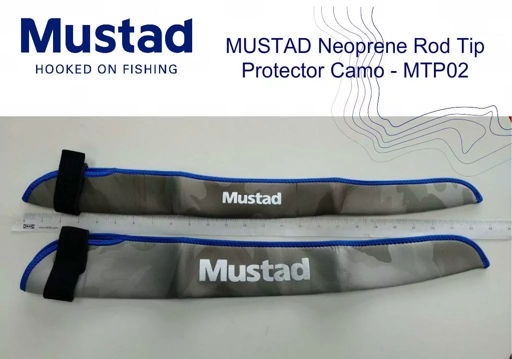 MUSTAD MTP02 Neoprene Rod Tip Protector Camo: Accessories Online at Pelagic  Tribe Shop