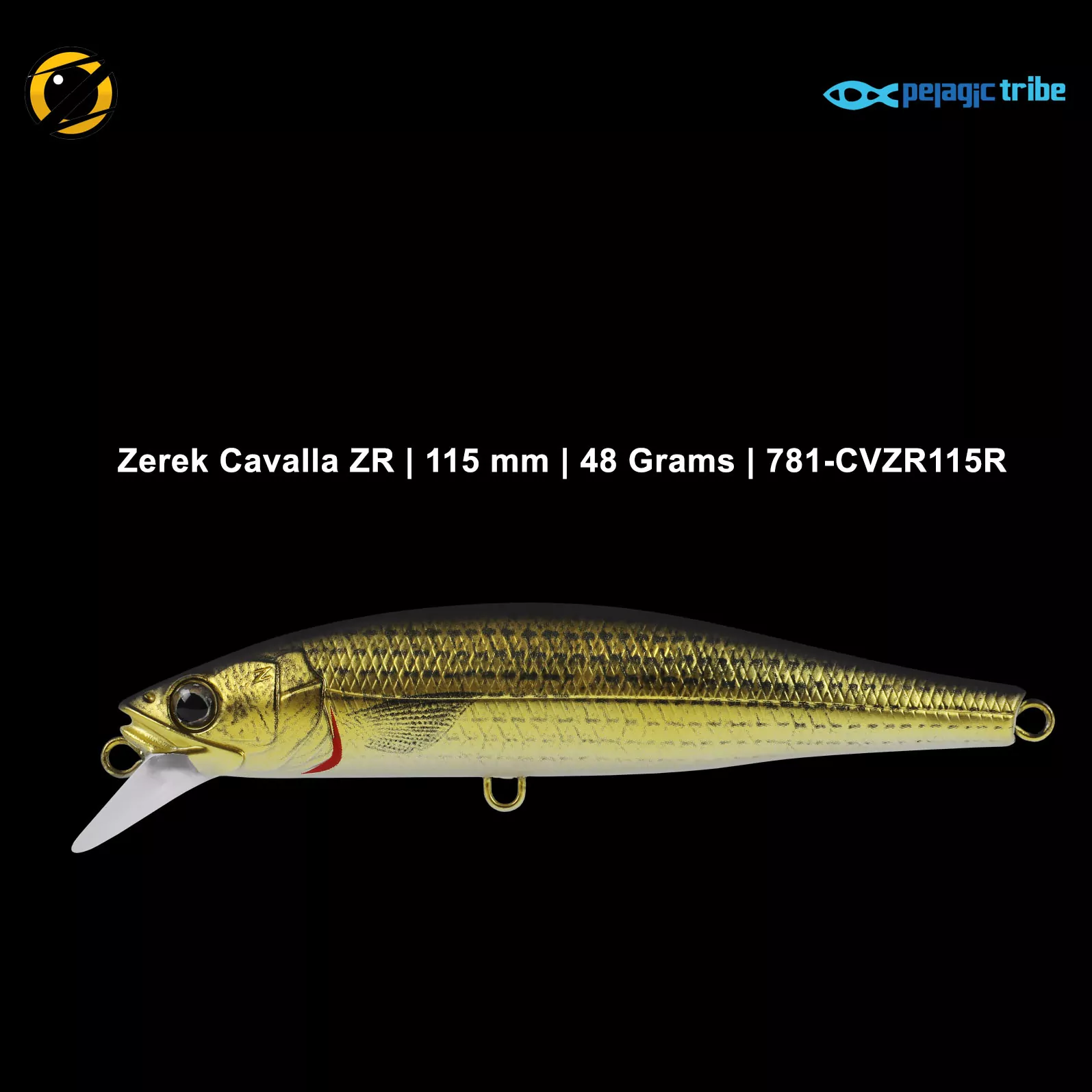 Zerek Cavalla ZR, 115 mm, 48 Grams