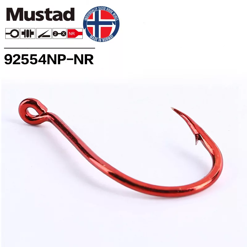 Mustad Big Red Suicide Hooks 5 / 0 6 Pack