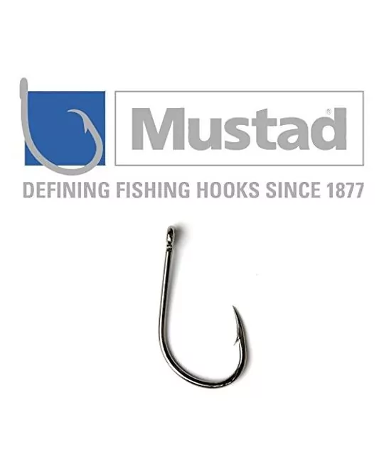 Mustad 10757 SP BN Chinu Hook Ringed Kirbed | Size-1-6