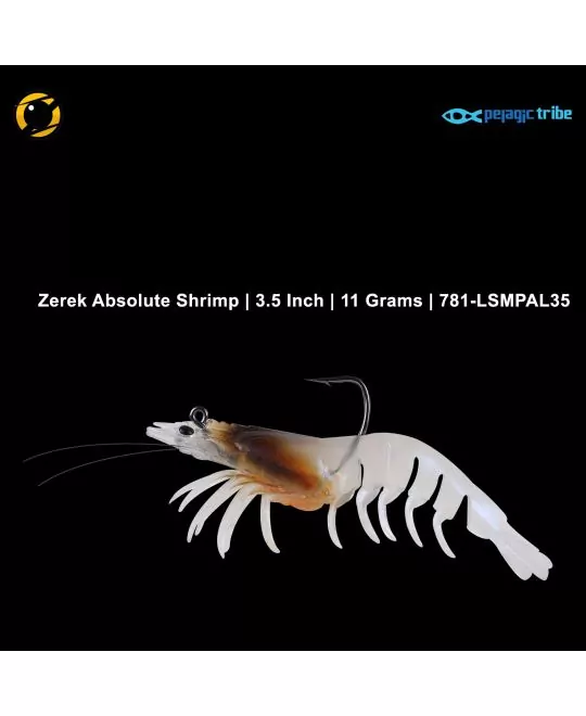 Zerek Absolute Shrimp, 3.5 Inch