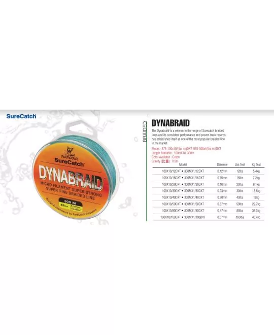 SureCatch Dynabraid International: Lines & Leaders Online at