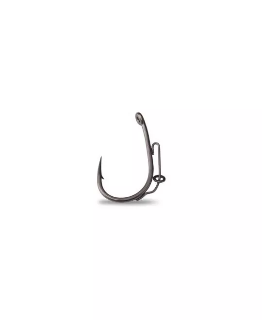 MUSTAD Carp Hook with welded pre-made D-rig loop,micro barb: Hooks