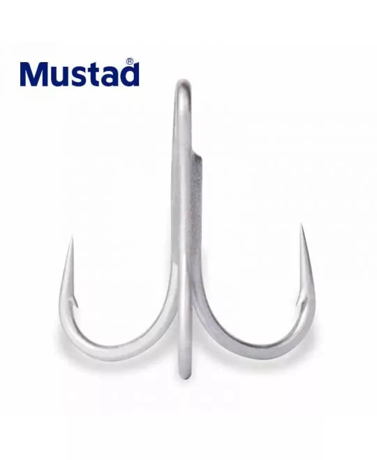 MUSTAD 9430 DS Treble Hook Ringed 5x Strong - Bulk: Hooks Online