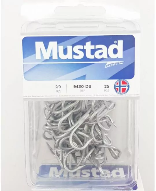 Mustad 9430 5X Strong Treble Hooks — Shop The Surfcaster