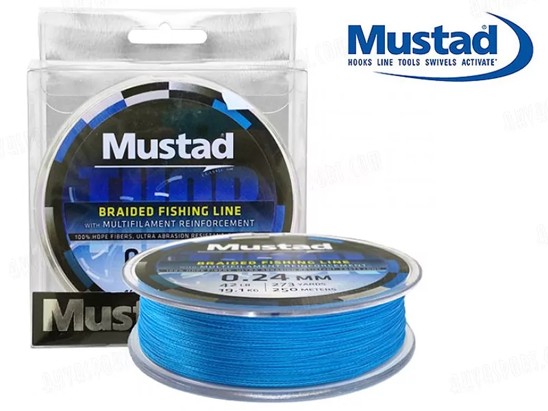 MUSTAD ML015 Thor Braid Line - Blue: Lines & Leaders Online at Pelagic  Tribe Shop