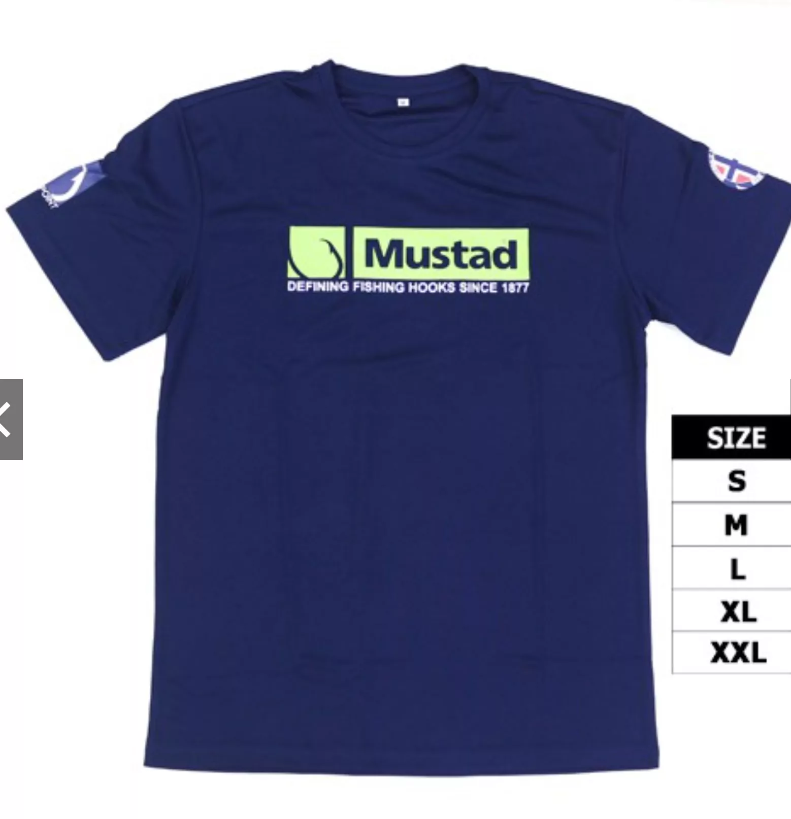 MUSTAD MBTS - Tshirt - Half Sleeves - Blue - World Fishing