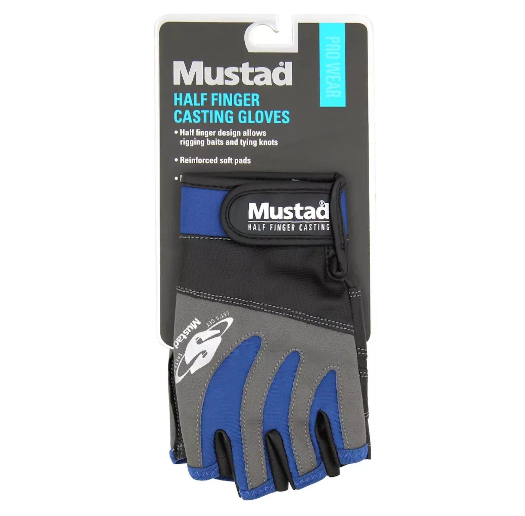 MUSTAD GL004 Half Finger Casting Gloves: Apparel Online at Pelagic