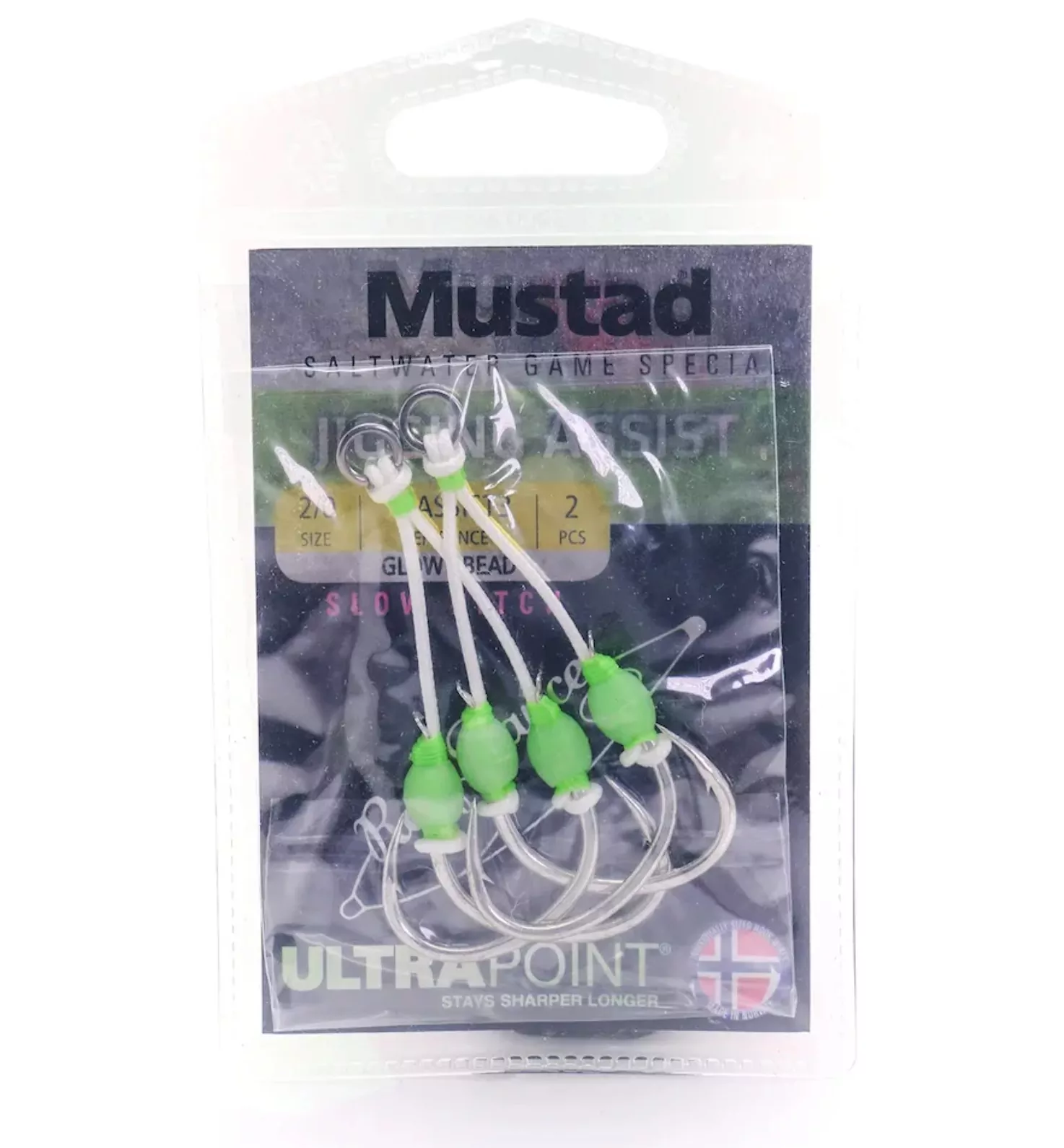 Mustad Ultrapoint Jigging Single Fishing Hooks