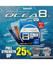 Shimano OCEA 8 Strand - Braided Line - Popping / Jigging Line: Lines &  Leaders Online at Pelagic Tribe Shop