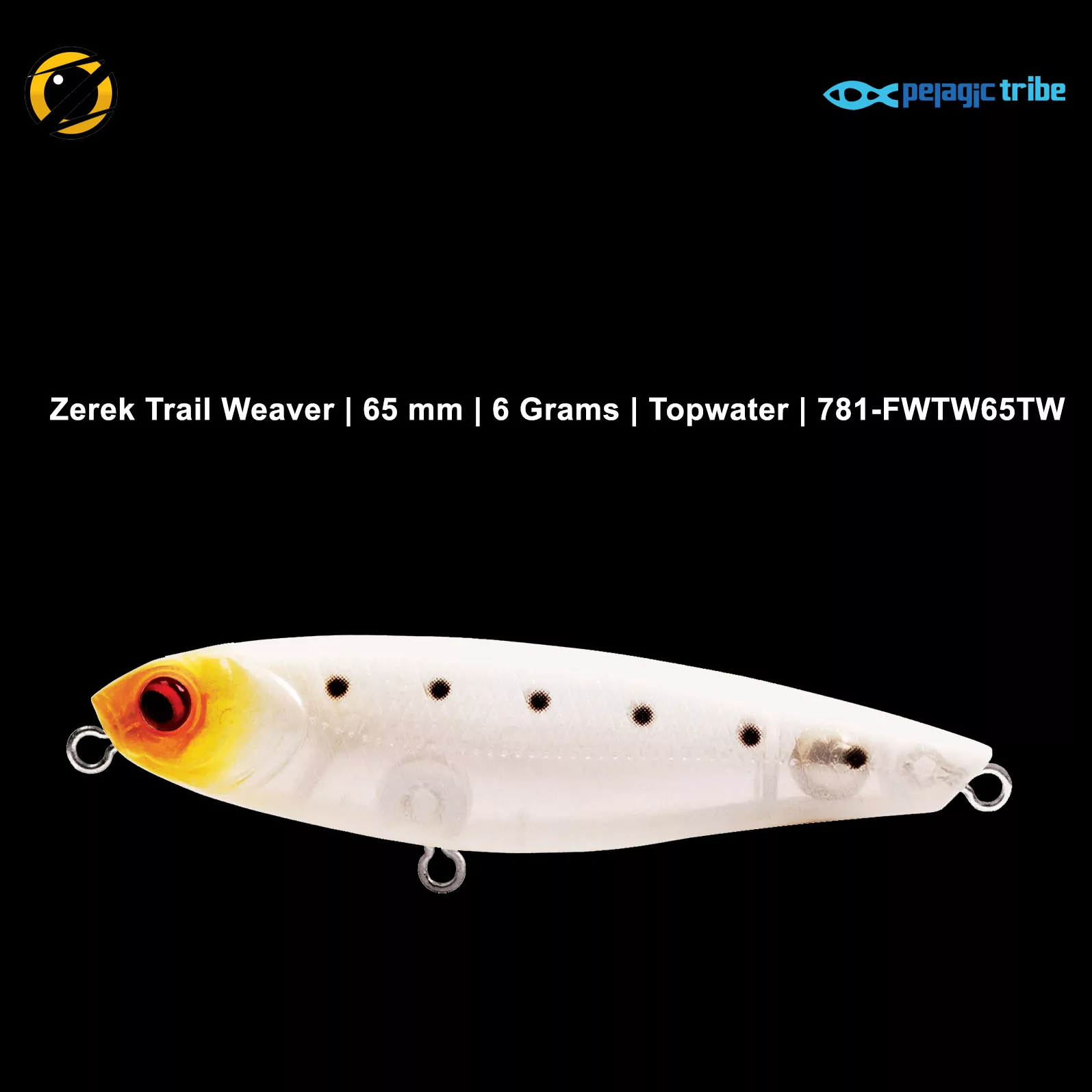 Zerek Trail Weaver, 65 mm, 6 Grams, Topwater
